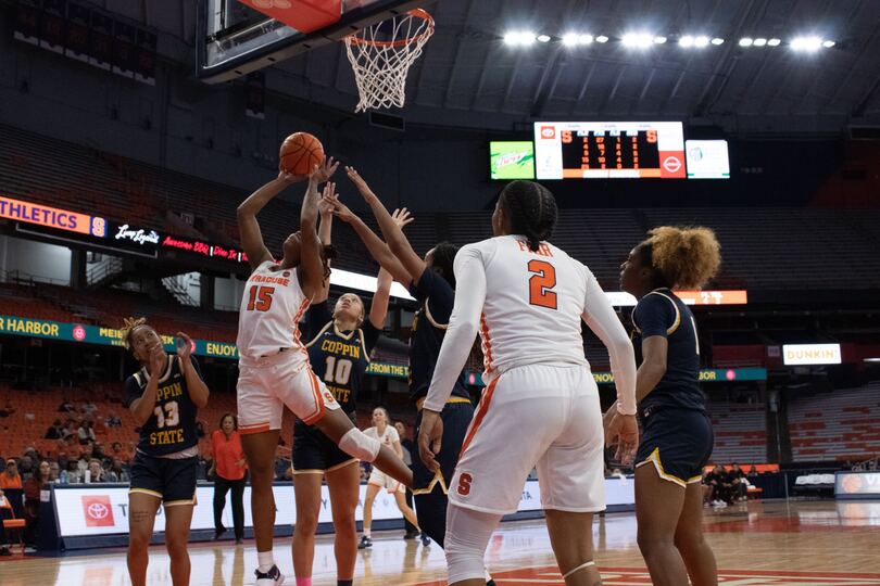 Syracuse’s pass-heavy style fuels 93-75 win over Coppin State