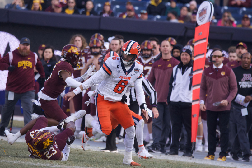 Observations from the Pinstripe Bowl: SU bottles up Ibrahim, Shrader’s sloppy play