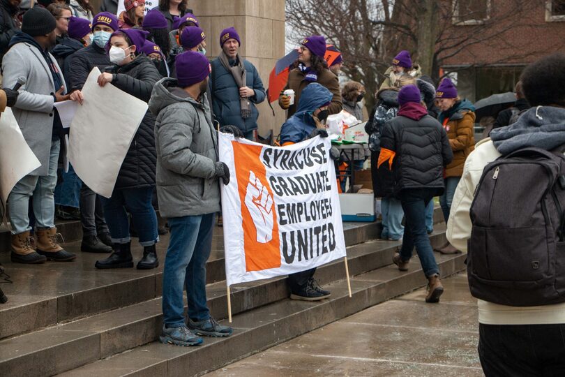 Syracuse Graduate Employees United maps road to formal unionization