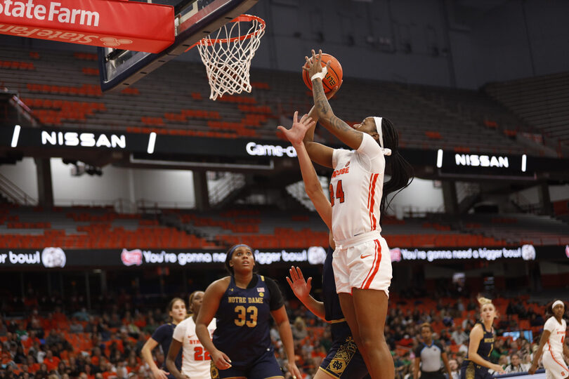 Syracuse&#8217;s rotating cast of forwards fuels 2nd-chance scoring