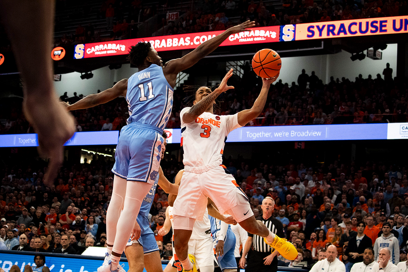 &#8216;Just not quite.&#8217; Final mistakes cost Syracuse in loss to North Carolina