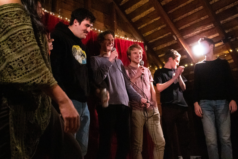 Through student-run show &#8216;Krab Night,&#8217; SU brothers bring various forms of sketch comedy