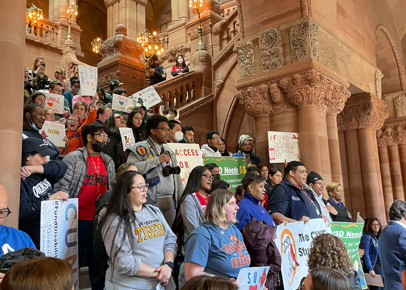 At Albany, InclusiveU representatives advocate for resources for students with disabilities