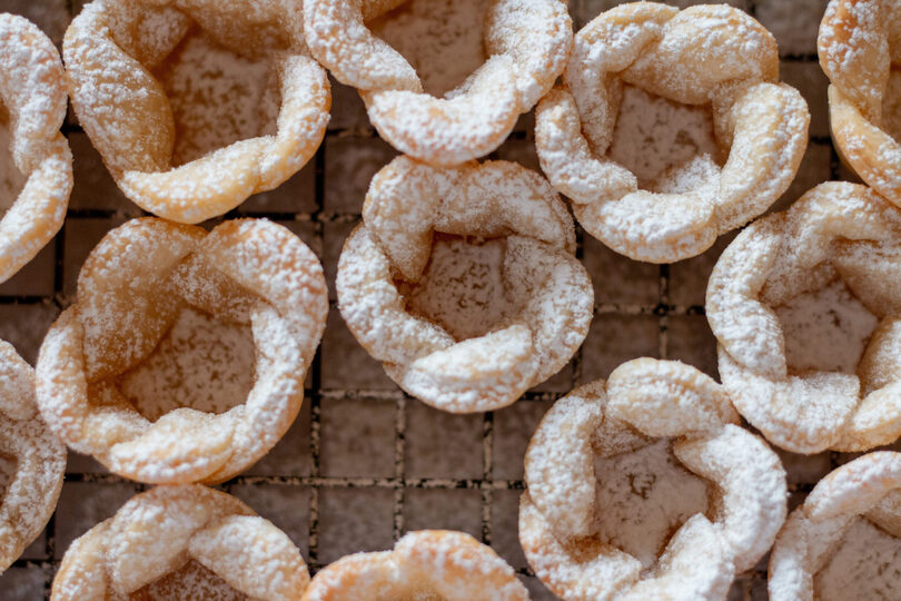 Sugarcoat the end of spring semester with these flower-shaped cream cheese-jam tarts