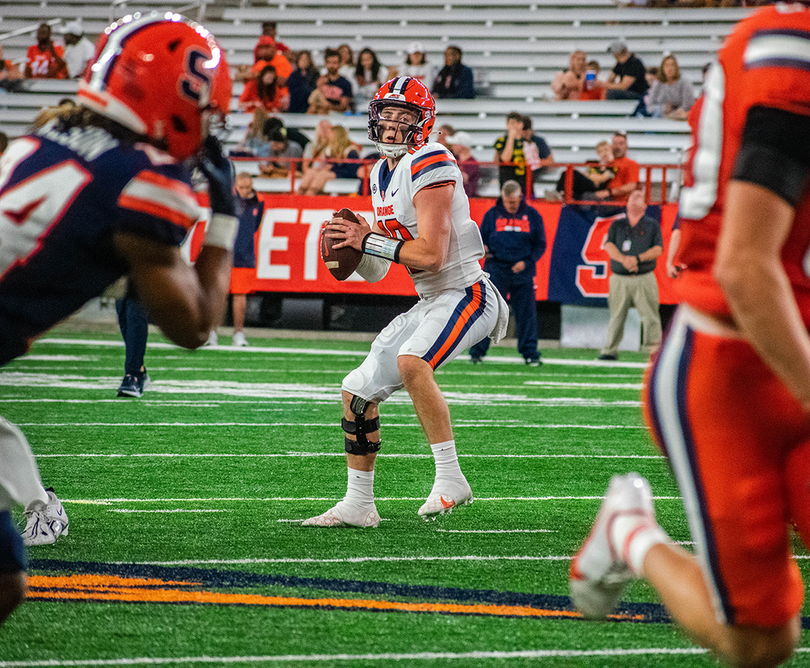 Syracuse quarterback Justin Lamson reportedly entering transfer portal