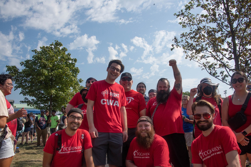 ‘Strength from solidarity:’ Workers from TCG player&#8217;s union rally at NY State Fair