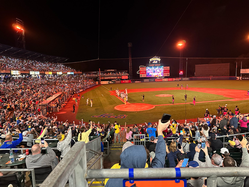 Baseball fans unite for Savannah Bananas game at NBT Bank Stadium