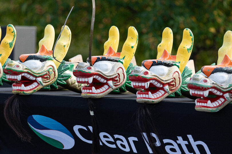 Traditional dragon boats come to life at the 1st annual Inner Harbor Festival