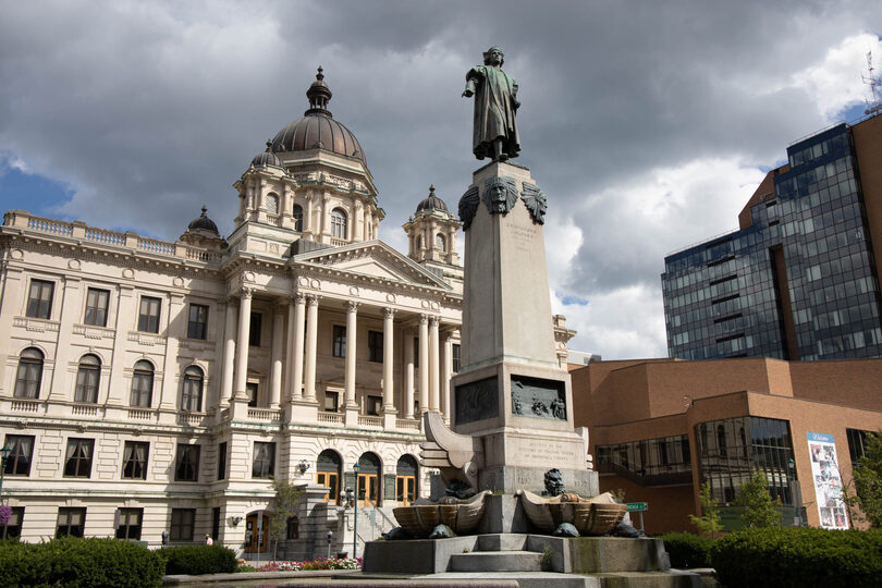 Columbus Monument Corp. hosts rally, wreath-laying to honor Christopher Columbus, Italian heritage