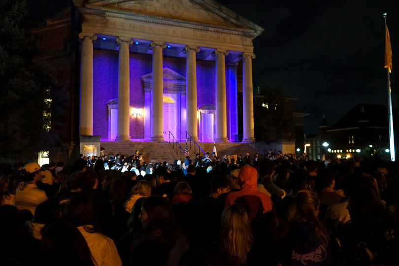 Hundreds attend peace vigil hosted by Syracuse Hillel, Chabad