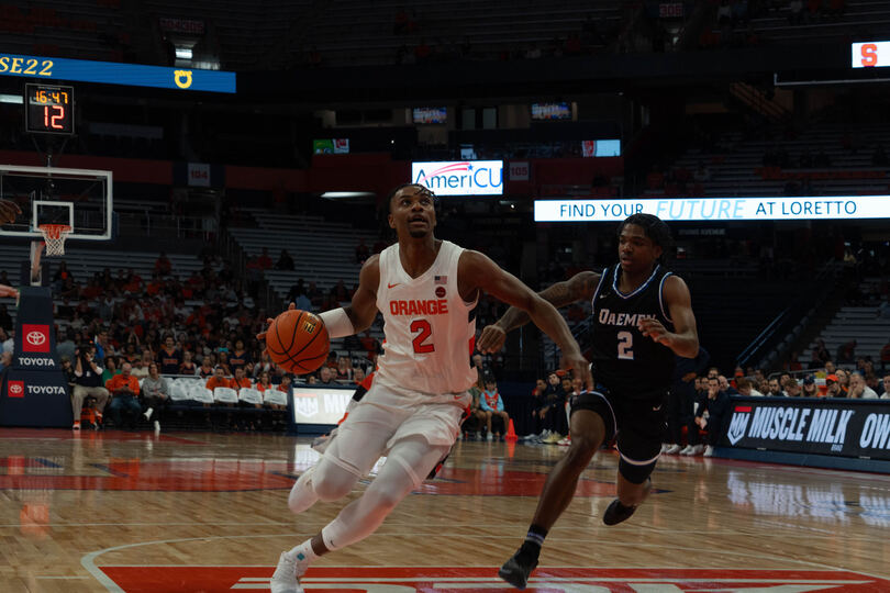 Observations from SU’s exhibition over Daemen: New man-to-man look, J.J. Starling shines