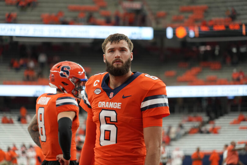 Starting quarterback Garrett Shrader ruled out against Boston College