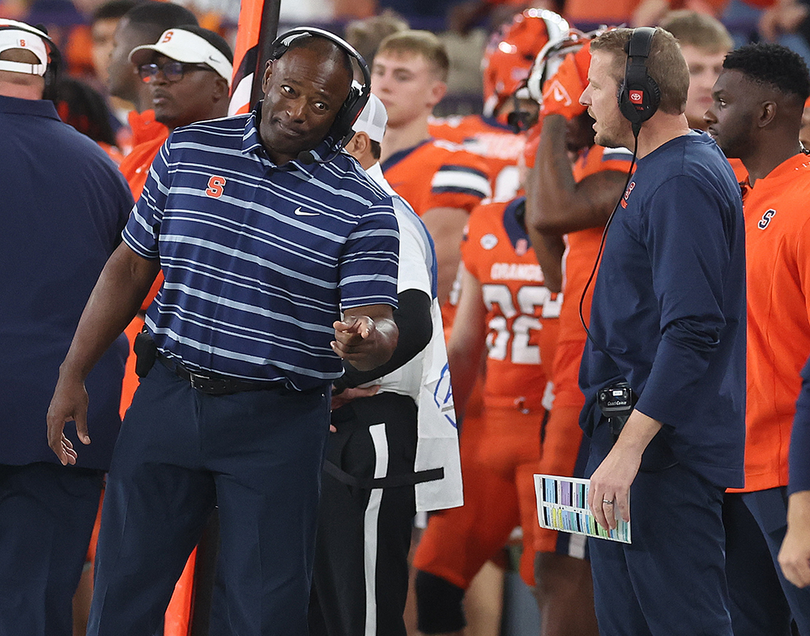 Jason Beck coaches from sideline, increases communication but not points in SU&#8217;s loss to BC