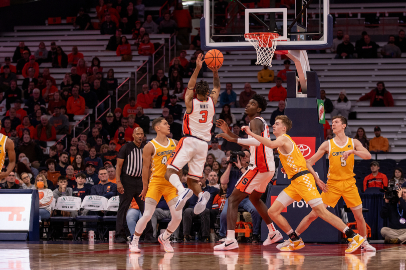 Judah Mintz fuels 14-0 2nd-half run to lead Syracuse past Canisius 89-77