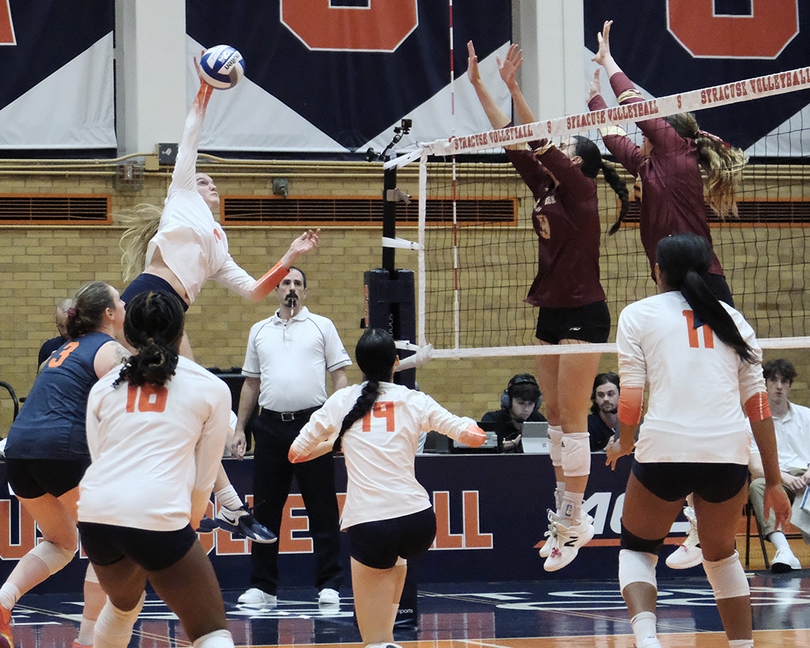 SU falls to BC 3-1, loses 16th straight ACC match