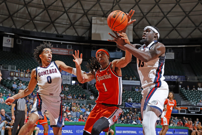 Syracuse struggles inside throughout 76-57 loss to No. 11 Gonzaga