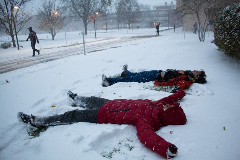 Gallery: Celebrating the season&#8217;s first snowstorm, Syracuse-style