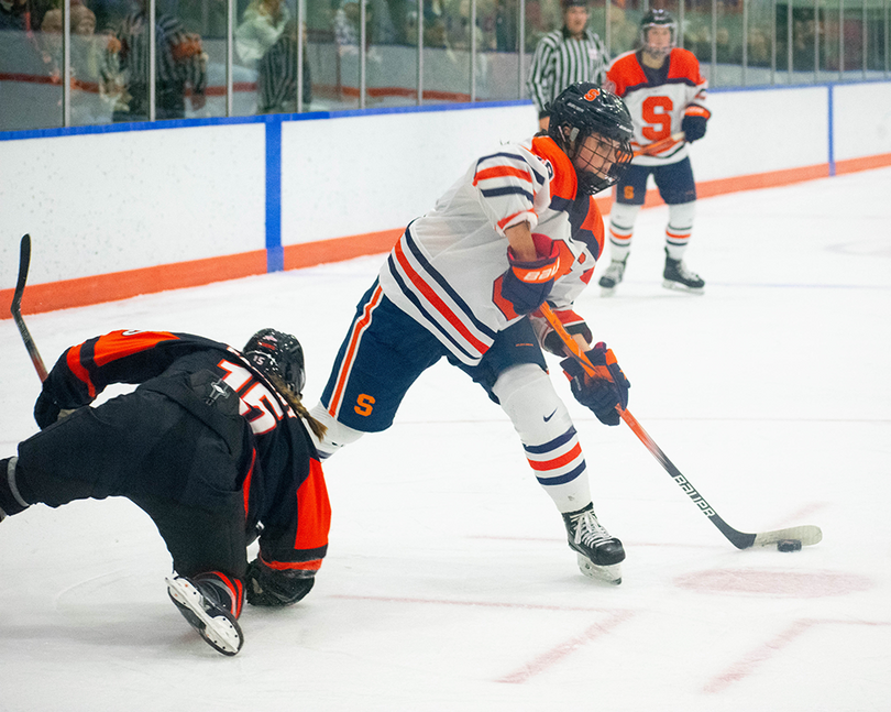 Syracuse defeats RIT 3-1 to win 1st CHA game of season