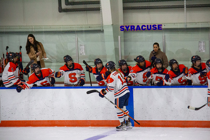 Syracuse overcomes 4-goal deficit, ties Lindenwood 7-7