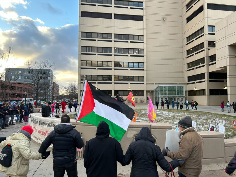 Palestine rally highlights Indigenous solidarity, calls for end to &#8216;genocide&#8217;