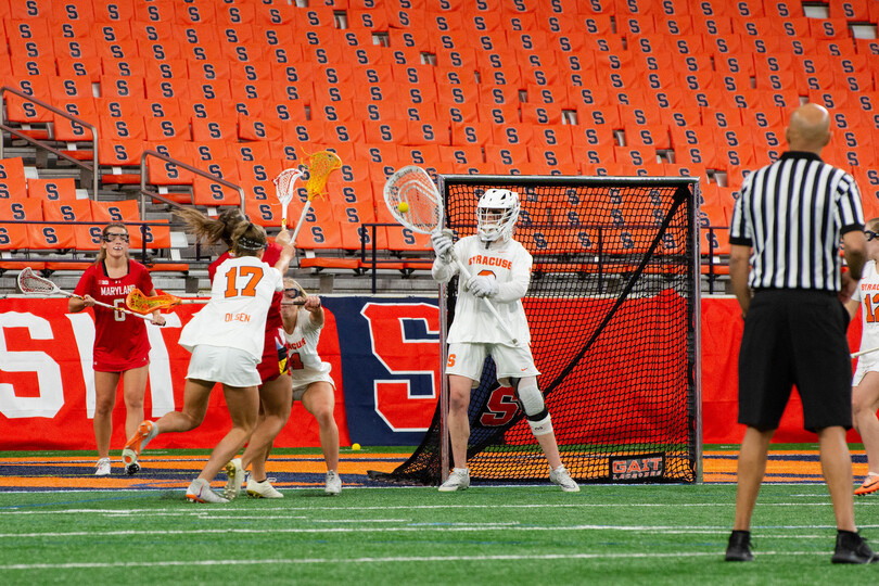 No. 5 Syracuse&#8217;s stout defensive performance not enough in double OT loss to No. 9 Maryland