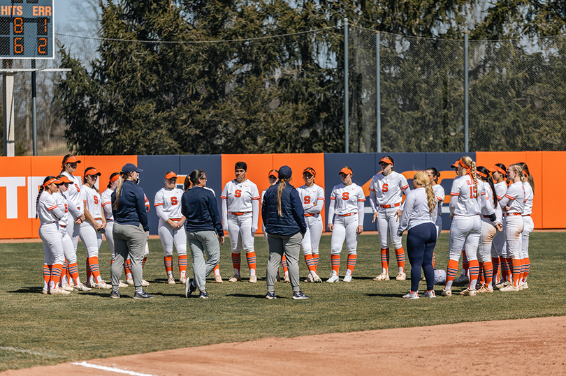 Taylor Posner’s 7-RBI day helps SU softball sweep Friday doubleheader