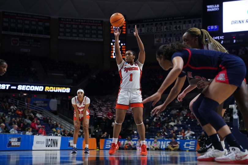 Kennedi Perkins fuels Syracuse’s come-from-behind win over Arizona in 1st round of NCAA Tournament