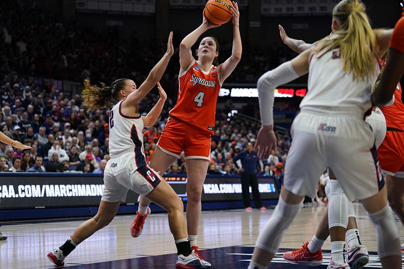 Sophie Burrows scores career-high 18 points in SU’s NCAA Tournament 2nd round loss to UConn